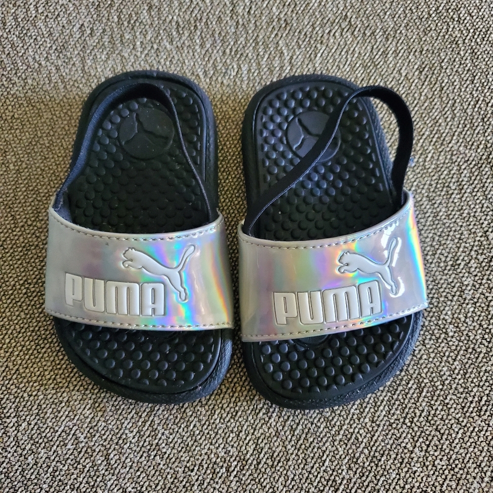 PUMA Toddler's CoolCat Iri Slides
